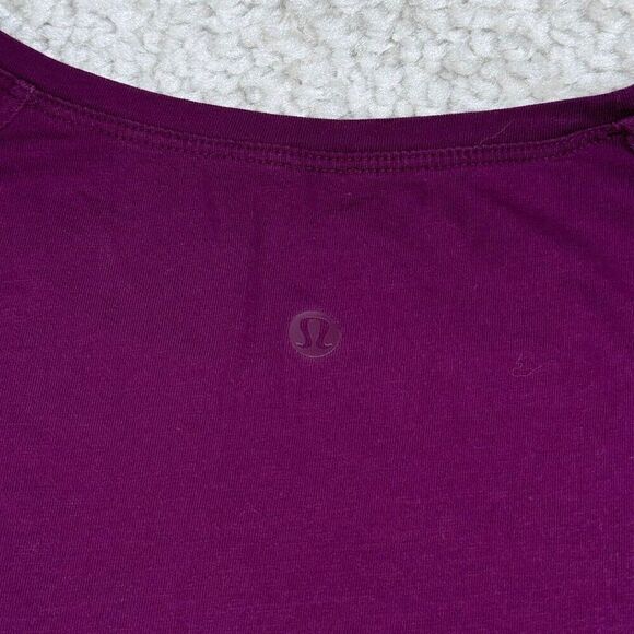 Lululemon Emerald Long Sleeve Tee Marvel Purple - Picture 5 of 8